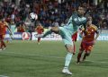 Cristiano Ronaldo en un partit contra la selecció d'Andorra.