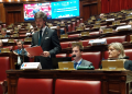 El síndic general, Carles Ensenyat, durant la Conferència Europea de Presidents de Parlaments.