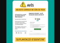 L'avís de FEDA sobre els correus fraudulents.