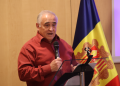 Albert Font, vocal de l'entitat, durant la seva intervenció.