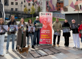 Els fotògrafs que han pres part en el calendari en la presentació que s'ha fet del treball.