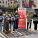 Els fotògrafs que han pres part en el calendari en la presentació que s'ha fet del treball.