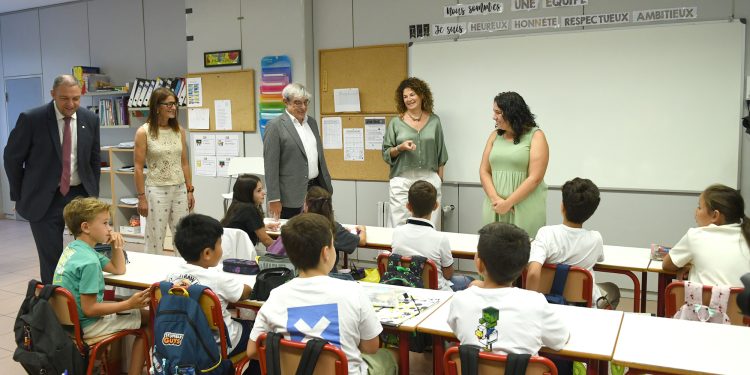 Una aula en l'inici d'aquest curs escolar / Foto:SFGA/JAViladot