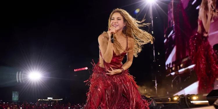 Shakira en un concert / GI