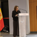 La ministra d’Afers Socials, Trini Marín, durant la celebració de la Festa Magna.